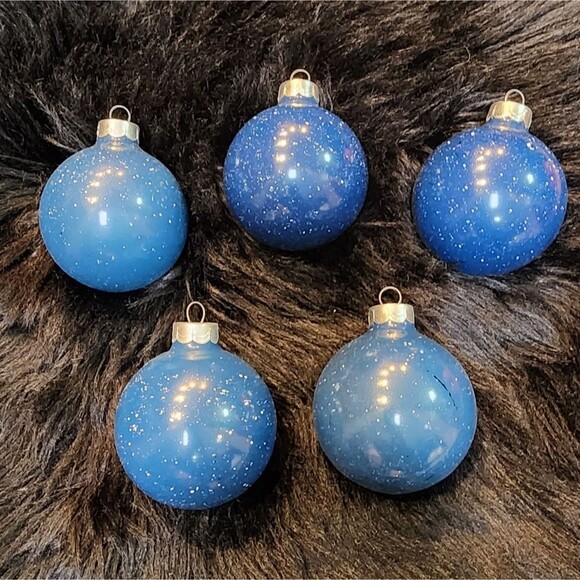 5 Hallmark Glass Ball Christmas Ornaments Mary Emmerling Country Collect… - Picture 4 of 7